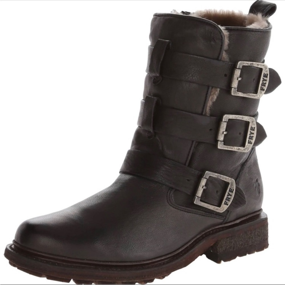 IN SEARCH OF…..Frye Valerie Strappy Shearling Boots
